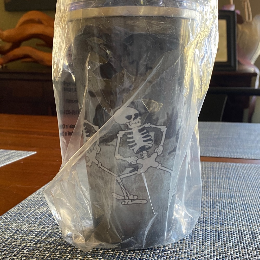 NEW Disneyland Halloween Symphony Skeleton Dance Magic Key stainless tumbler. - Picture 6 of 13